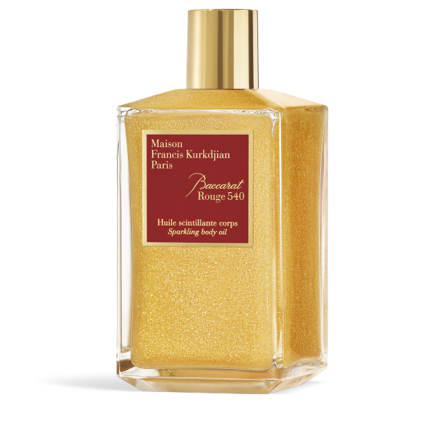 Baccarat rouge body store oil